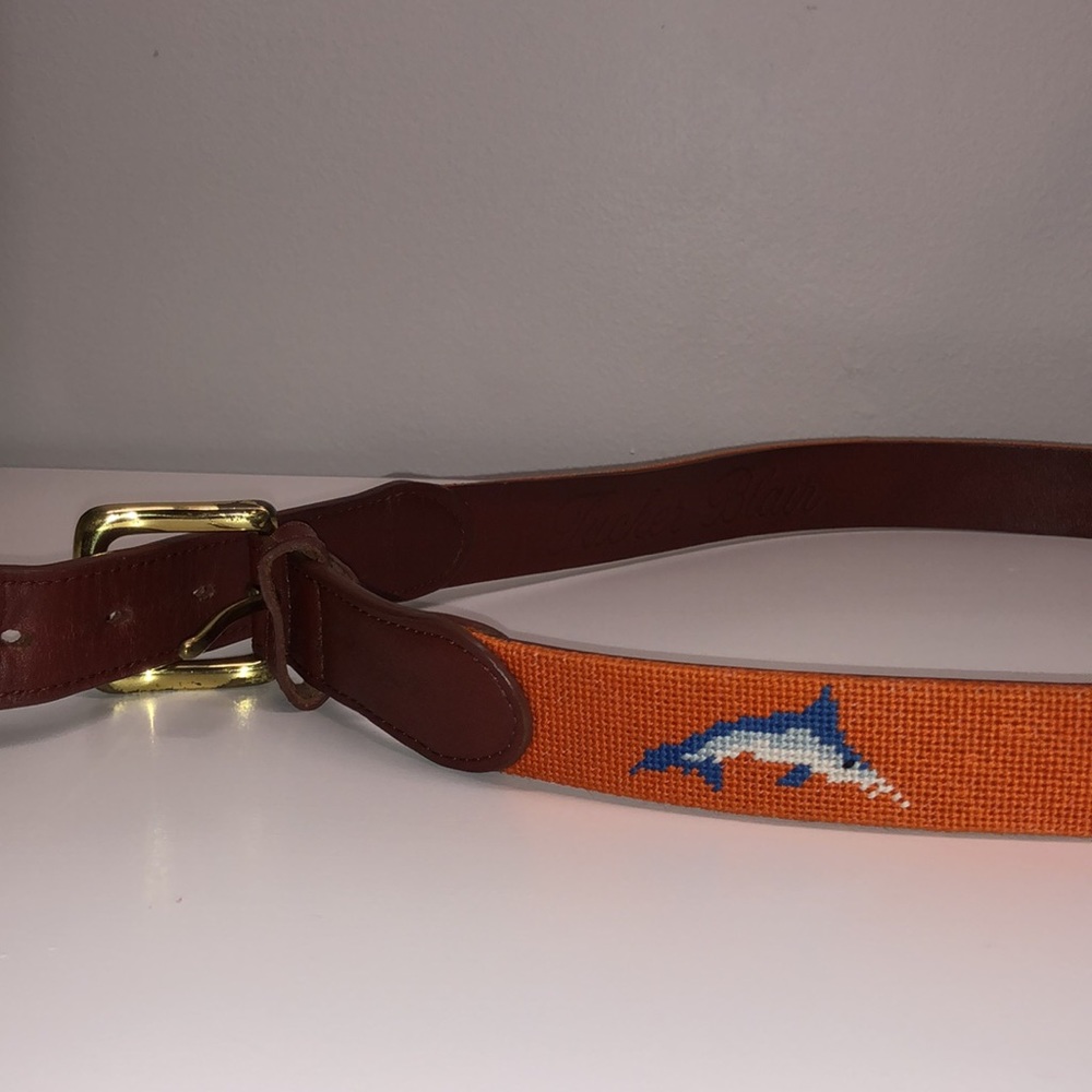 Tucker Blair Needlepoint Belt - Size 36